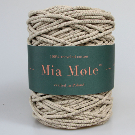 Mia Mote™ Thinny Line sznurek bawełniany 3mm moonstone