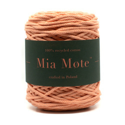 Mia Mote™ Thinny Line sznurek bawełniany 3mm peach moonstone
