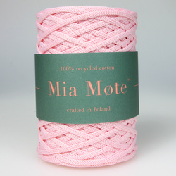 Mia Mote™ ByBag Line Sznurek Poliestrowy płaski bez rdzenia pastelowy różowy 5mm