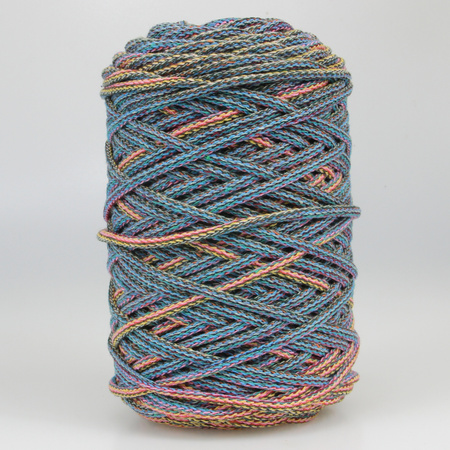 Mia Mote™ Thinny Line sznurek bawełniany 3mm miraże ombre strip