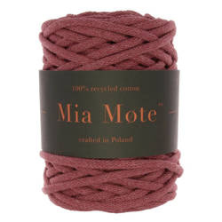 Mia Mote™ Extra Lush Line Sznurek bawełniany 7mm rose beryl