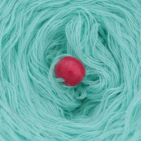 Mia Mote™ Green Cotton MOTE striped flint 3-nitki