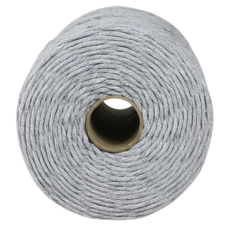 Mia Mote™ Classic Line Sznurek bawełniany skręcany do makramy Striped flint 3mm