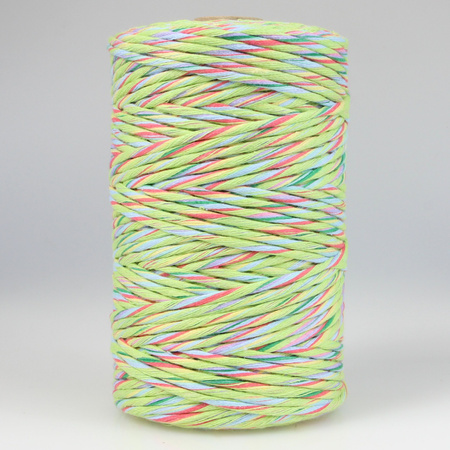 Mia Mote™ Classic Line Sznurek bawełniany skręcany do makramy 3mm stripe