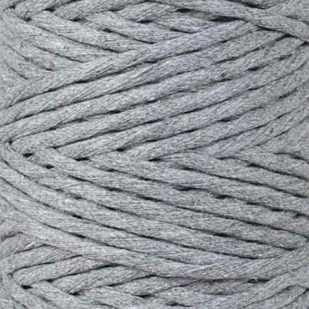 Sznurek bawełniany skręcany do makramy Lavish Striped Flint  3mm