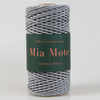 Mia Mote™ Petit Line Sznurek pleciony bawełniany 2mm  Outlet CUT Striped Flint