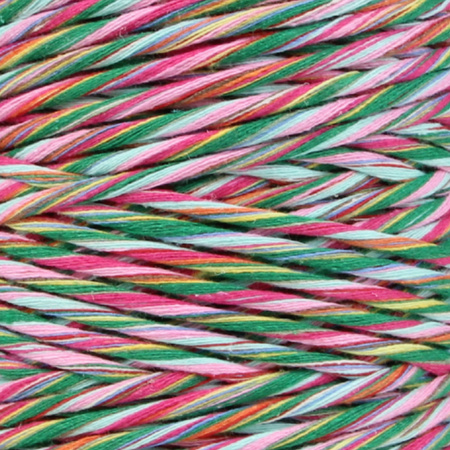 Mia Mote™ Classic Line Sznurek bawełniany skręcany do makramy 3mm stripe