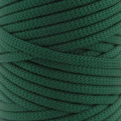 Mia Mote™ ByBag Line Sznurek Poliestrowy płaski bez rdzenia ciemny zielony butelkowy 3mm