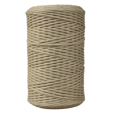 Mia Mote™ Classic Line Sznurek bawełniany skręcany do makramy 2mm moonstone