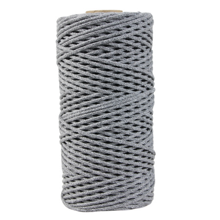 Mia Mote™ Petit Line Sznurek pleciony bawełniany 2mm  Outlet CUT Striped Flint