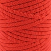Mia Mote™ ByBag Line Sznurek Poliestrowy matowy płaski bez rdzenia Red FL 3mm
