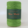 Mia Mote™ Classic Line Sznurek bawełniany skręcany do makramy 5mm fuchsyt