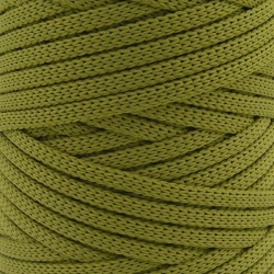 Mia Mote™ ByBag Line Sznurek Poliestrowy płaski bez rdzenia Oliwkowy 5mm