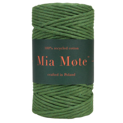 Mia Mote™ Classic Line Sznurek bawełniany skręcany do makramy 5mm fuchsyt