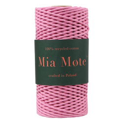 Mia Mote™ Petit Line Sznurek pleciony bawełniany 2mm Morganite