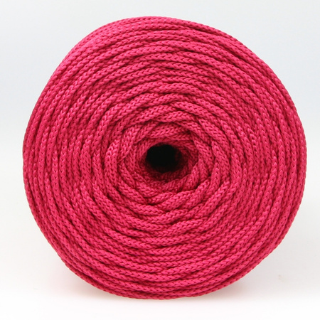 Mia Mote™ ByBag Line Sznurek Poliestrowy matowy płaski bez rdzenia malinowy 3mm