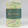 Mia Mote™ Classic Line Sznurek bawełniany skręcany do makramy 3mm stripe