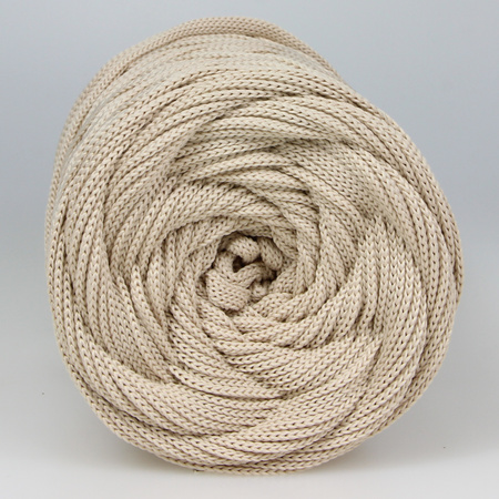 Mia Mote™ ByBag Line  OUTLET CUT  Sznurek Poliestrowy płaski bez rdzenia beżowy jasny 3mm