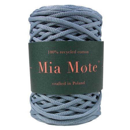 Mia Mote™ ByBag Line Sznurek Poliestrowy płaski bez rdzenia stalowy błękitny 3mm