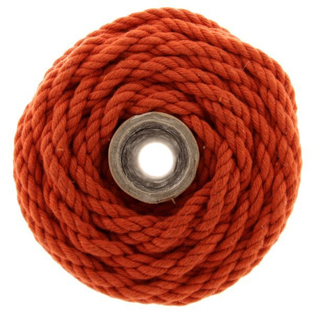 Sznurek bawełniany skręcany linka do makramy rdzawy 3PLY 3mm