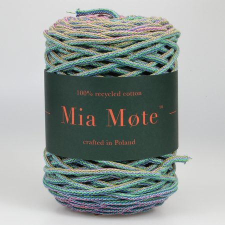 Mia Mote™ Thinny Line sznurek bawełniany 3mm miraże ombre strip