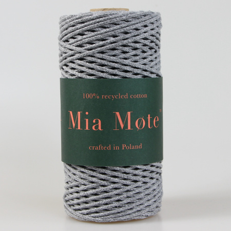 Mia Mote™ Petit Line Sznurek pleciony bawełniany 2mm  Outlet CUT Striped Flint