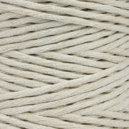 Sznurek bawełniany skręcany do makramy eco moonstone 3mm