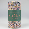 Mia Mote™ Classic Line Sznurek bawełniany skręcany do makramy 3mm stripe