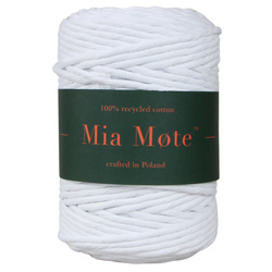 Mia Mote™ Lavish Line Sznurek bawełniany skręcany do makramy chalk 5mm