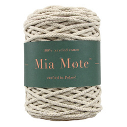 Mia Mote™ Basic Line sznurek bawełniany 5mm ivory