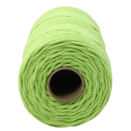 Mia Mote™ Petit Line Sznurek pleciony bawełniany 2mm Lime Quartz