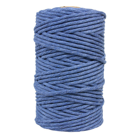 Mia Mote™ Classic Line Sznurek bawełniany skręcany do makramy 5mm lapis lazuli