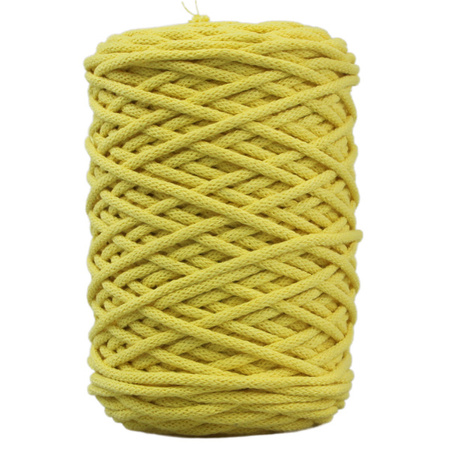 Mia Mote™ Thinny Line sznurek bawełniany 3mm yellow calcite