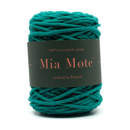 Mia Mote™ Thinny Line sznurek bawełniany 3mm malachite green