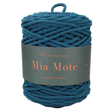 Mia Mote™ Basic Line sznurek bawełniany 5mm malachite fluorite