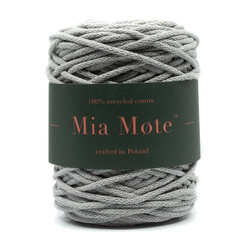 Mia Mote™ Basic Line sznurek bawełniany 5mm basalt grit