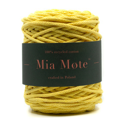 Mia Mote™ Basic Line sznurek bawełniany 5mm yellow calcite