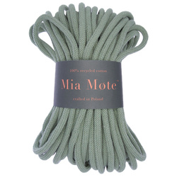 Mia Mote™ Huge Line Sznurek bawełniany pleciony 9mm green jasper