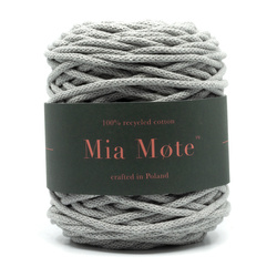 Mia Mote™ Lush Line Sznurek bawełniany 5mm basalt grit