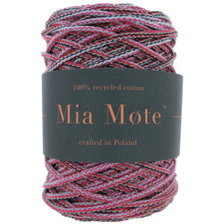 Mia Mote™ Thinny Line sznurek bawełniany 3mm miraże ombre red strip