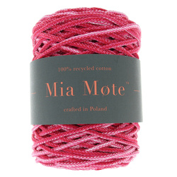 Mia Mote™ Thinny Line sznurek bawełniany 3mm miraże ombre rose